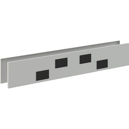 Global Industrial Base & Cover Raceway, 6959BP Series, 30 in W 695921BP